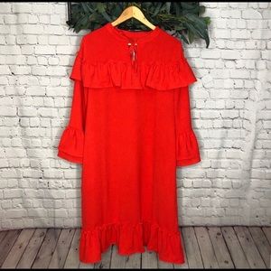 Everyday RP Long Sleeve Red Dress